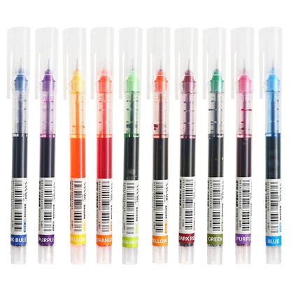 Needle Type Liquid Gel Pens