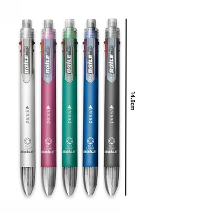 6 In 1 Multicolor Ballpoint Pen